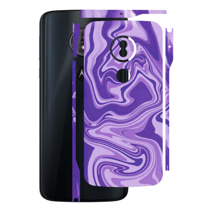 Motorola Phone Skins (All Models) - Hazy Purple Nights - Matte Finish (M-14) Motorola Moto G6 Play