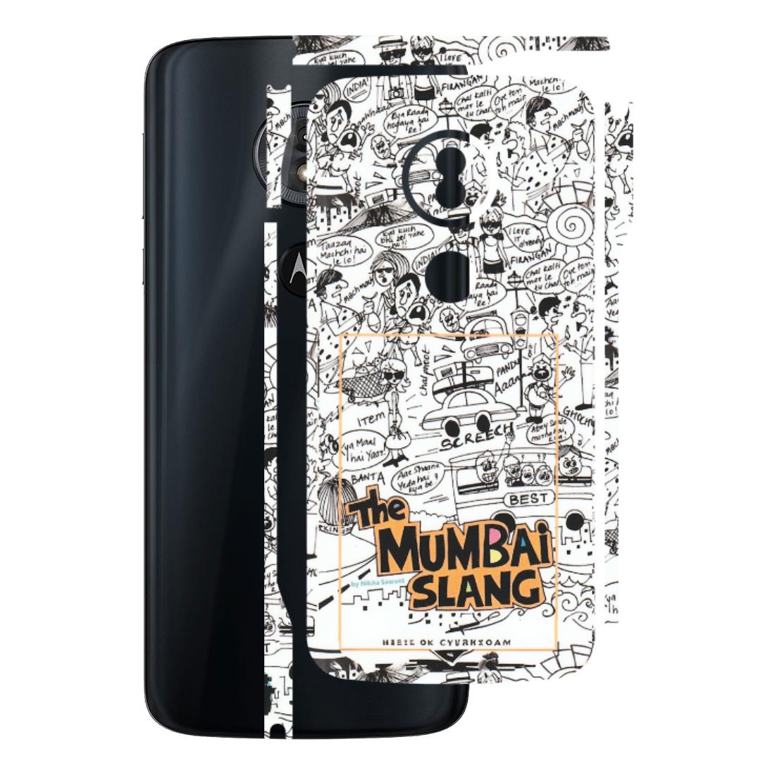 Motorola Phone Skins (All Models) - The Mumbai Slang - Matte Finish (M-142) Motorola Moto G6 Play