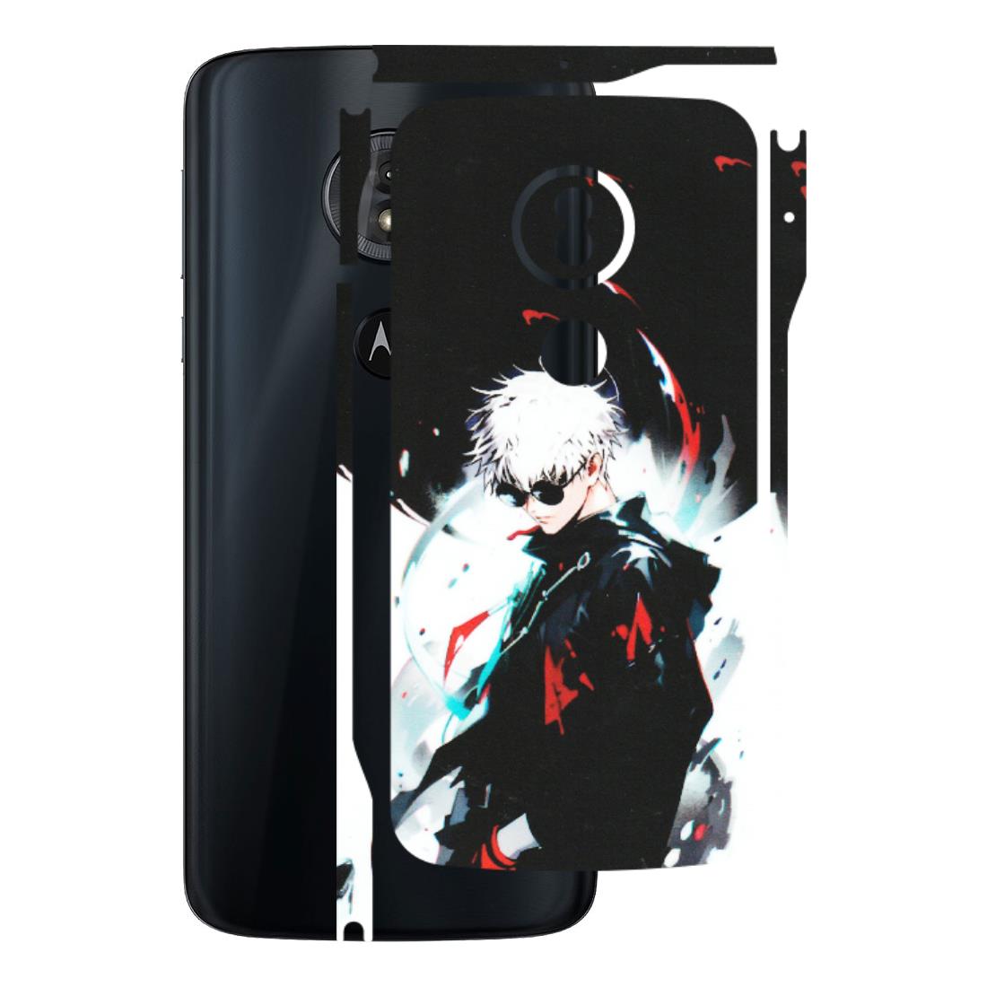 Motorola Phone Skins (All Models) - Gojo Powerful Charater Kaisen Anime - Matte Finish (M-144) Motorola Moto G6 Play