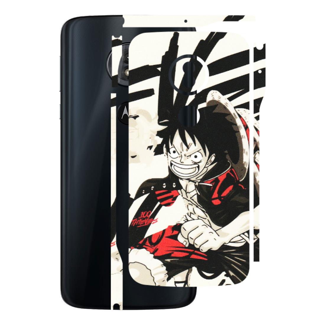 Motorola Phone Skins (All Models) - Monkey D.Luffy Manga Anime - Matte Finish (M-145) Motorola Moto G6 Play