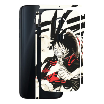 Motorola Phone Skins (All Models) - Monkey D.Luffy Manga Anime - Matte Finish (M-145) Motorola Moto G6 Play