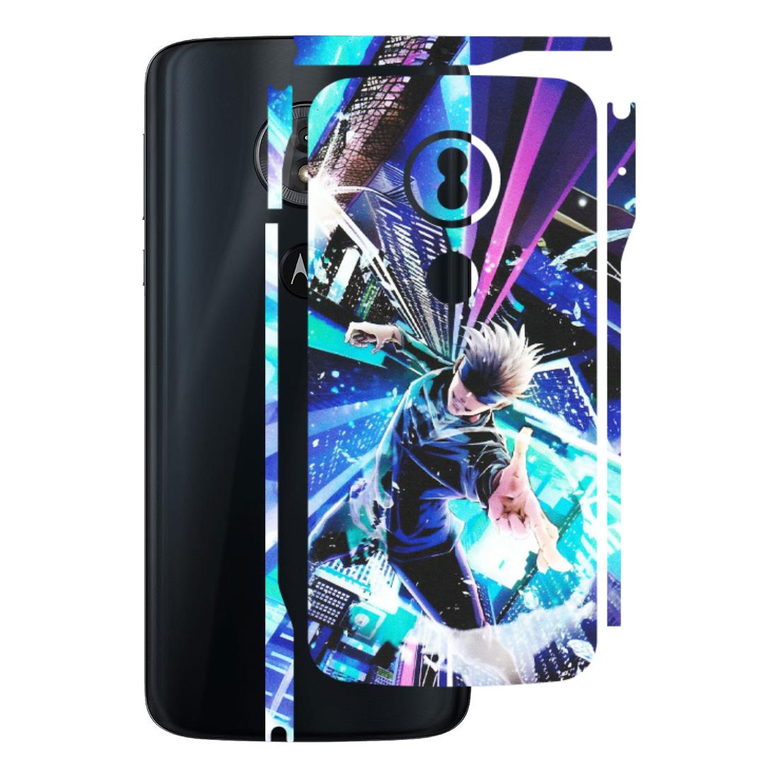 Motorola Phone Skins (All Models) - Manga Action Jujustu Kaisen Anime - Matte Finish (M-155) Motorola Moto G6 Play
