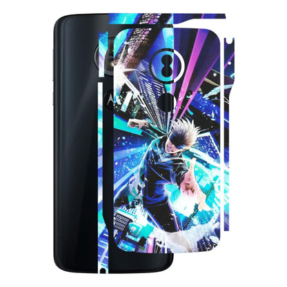 Motorola Phone Skins (All Models) - Manga Action Jujustu Kaisen Anime - Matte Finish (M-155) Motorola Moto G6 Play