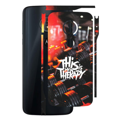 Motorola Phone Skins (All Models) - GYM Lover Therapy - Matte Finish (M-160) Motorola Moto G6 Play