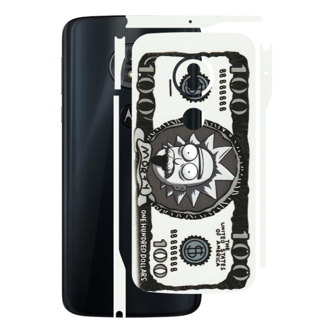 Motorola Phone Skins (All Models) - Rick And Morty Hundred Dollar Anime - Matte Finish (M-161) Motorola Moto G6 Play