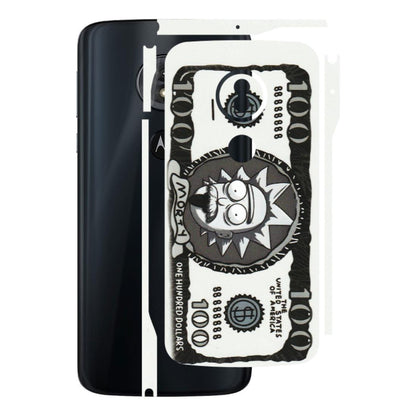 Motorola Phone Skins (All Models) - Rick And Morty Hundred Dollar Anime - Matte Finish (M-161) Motorola Moto G6 Play