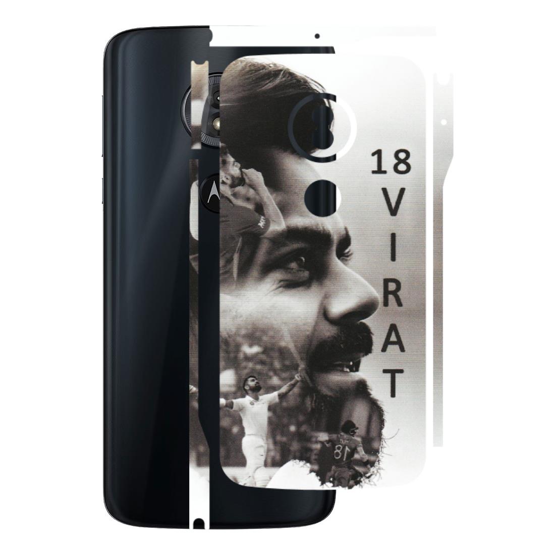 Motorola Phone Skins (All Models) - Virat Kohli Cricketer - Matte Finish (M-163) Motorola Moto G6 Play