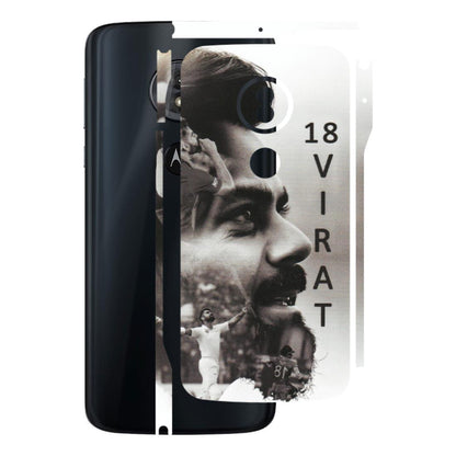Motorola Phone Skins (All Models) - Virat Kohli Cricketer - Matte Finish (M-163) Motorola Moto G6 Play