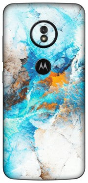 Motorola Phone Skins (All Models) - Blue Waves Abstract - Matte Finish (M-19) Motorola Moto G6 Play