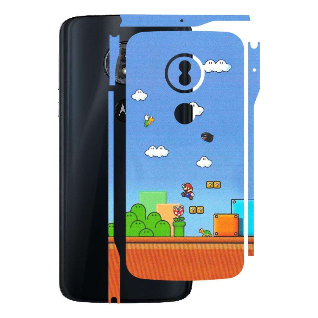 Motorola Phone Skins (All Models) - Mario Game Scene - Matte Finish (M-24) Motorola Moto G6 Play