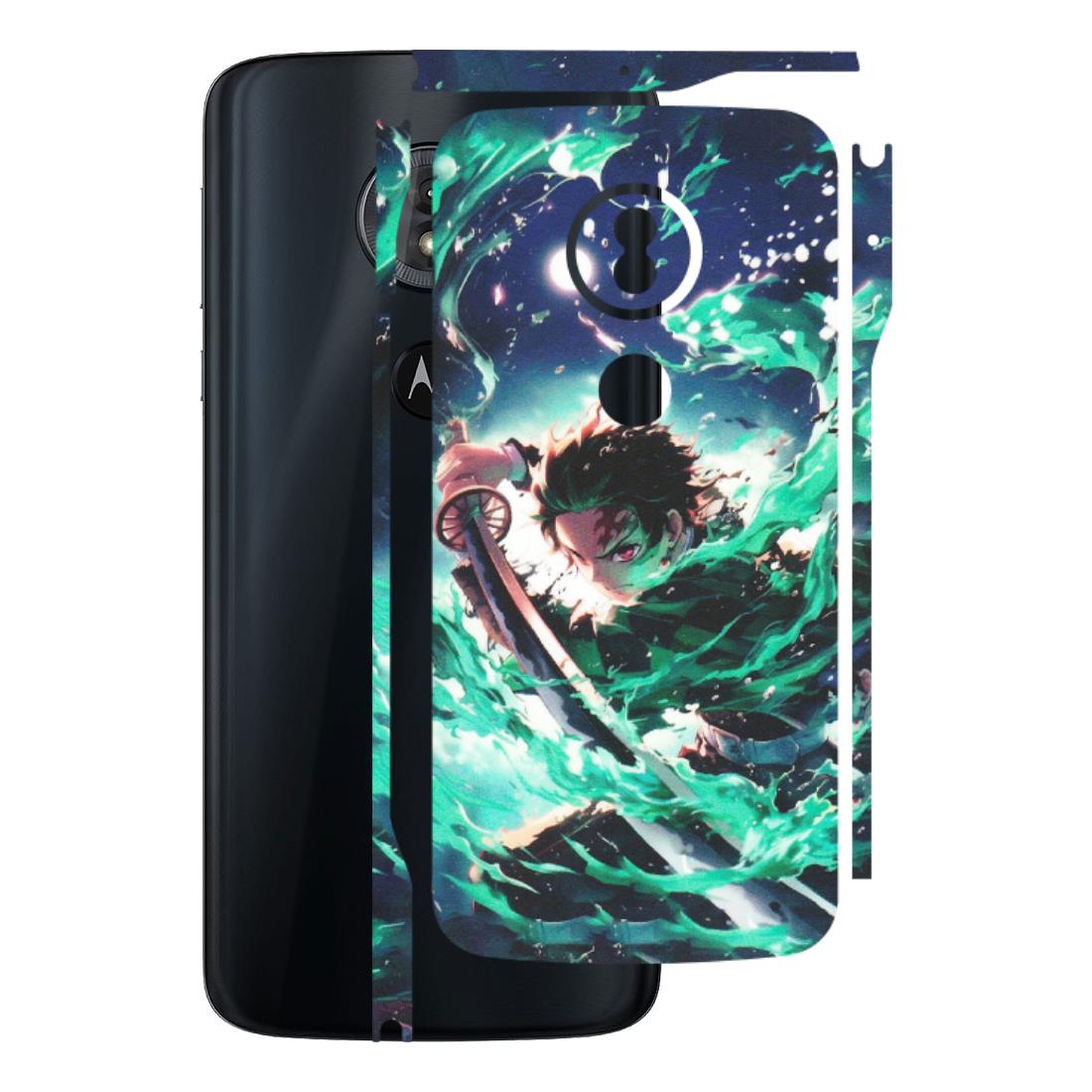 Motorola Phone Skins (All Models) - Sword Fighter Anime - Matte Finish (M-29) Motorola Moto G6 Play