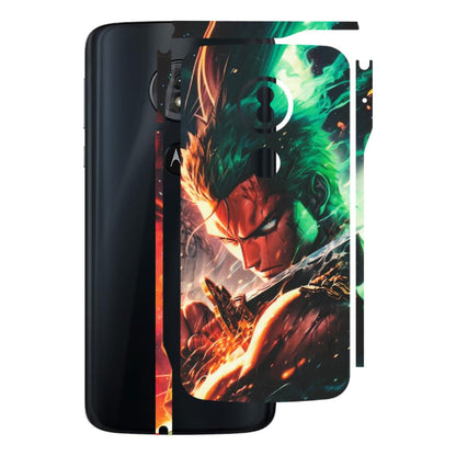 Motorola Phone Skins (All Models) - Anime Gojo Sword - Matte Finish (M-32) Motorola Moto G6 Play