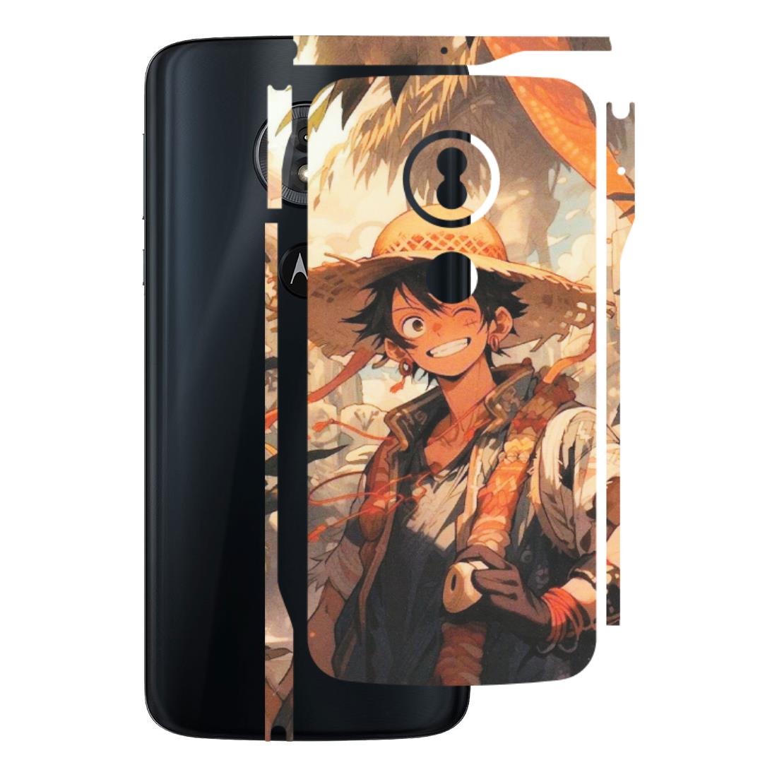 Motorola Phone Skins (All Models) - Anime Character Smile - Matte Finish (M-33) Motorola Moto G6 Play