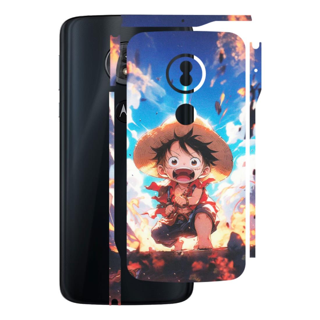 Motorola Phone Skins (All Models) - Toon One Piece Cute Character - Matte Finish (M-35) Motorola Moto G6 Play