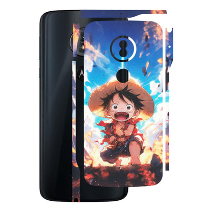 Motorola Phone Skins (All Models) - Toon One Piece Cute Character - Matte Finish (M-35) Motorola Moto G6 Play