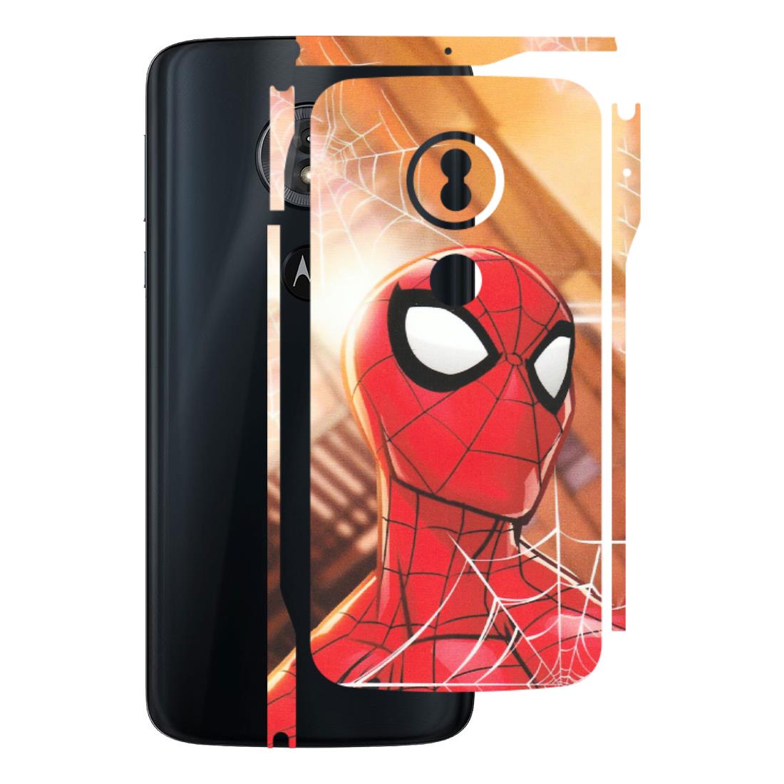 Motorola Phone Skins (All Models) - Spiderman Face New - Matte Finish (M-41) Motorola Moto G6 Play