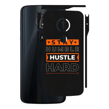 Motorola Phone Skins (All Models) - Stay Humble Stay Hard - Matte Finish (M-48) Motorola Moto G6 Play