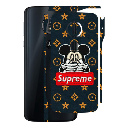 Motorola Phone Skins (All Models) - Mickey Supreme - Matte Finish (M-83) Motorola Moto G6 Play