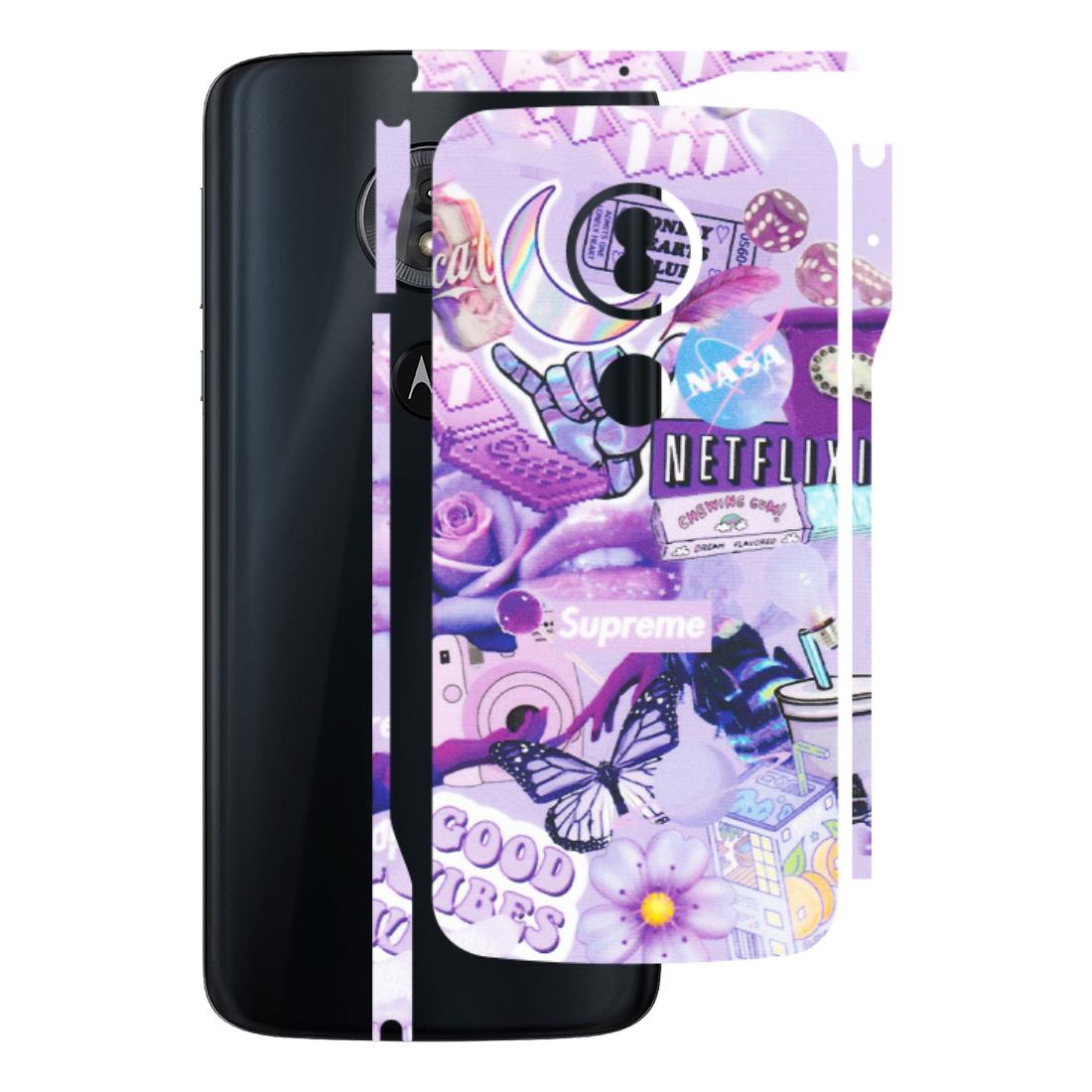 Motorola Phone Skins (All Models) - Supreme Purple Magic - Matte Finish (M-88) Motorola Moto G6 Play