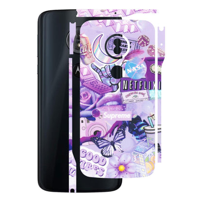 Motorola Phone Skins (All Models) - Supreme Purple Magic - Matte Finish (M-88) Motorola Moto G6 Play