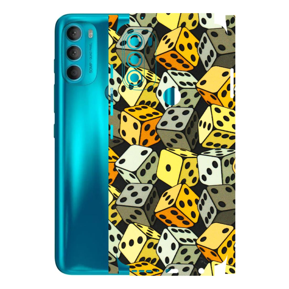 Motorola Phone Skins (All Models) - Dices Of Life - 3D Embossed Finish (L-04) Motorola Moto G71 (5G)