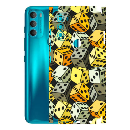 Motorola Phone Skins (All Models) - Dices Of Life - 3D Embossed Finish (L-04) Motorola Moto G71 (5G)