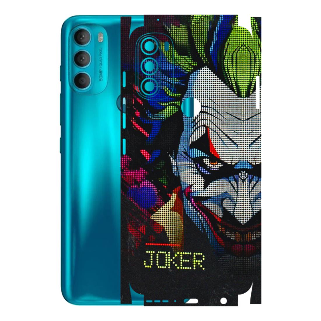 Motorola Phone Skins (All Models) - Joker Dot Matrix - 3D Embossed Finish (L-08) Motorola Moto G71 (5G)