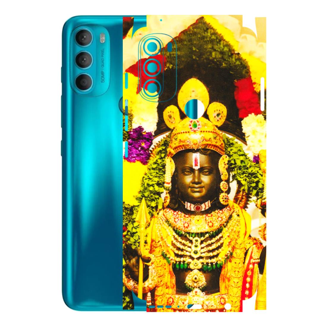 Motorola Phone Skins (All Models) - Ram Lalla Ayodhya - 3D Embossed Finish (L-103) Motorola Moto G71 (5G)