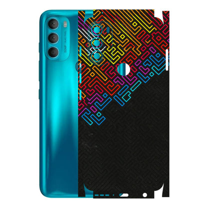 Motorola Phone Skins (All Models) - Dotme Pattern Art - 3D Embossed Finish (L-121) Motorola Moto G71 (5G)