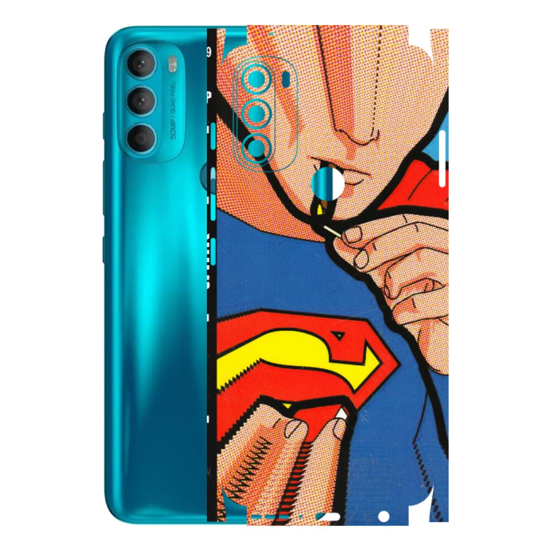 Motorola Phone Skins (All Models) - Superman Sutta - 3D Embossed Finish (L-130) Motorola Moto G71 (5G)