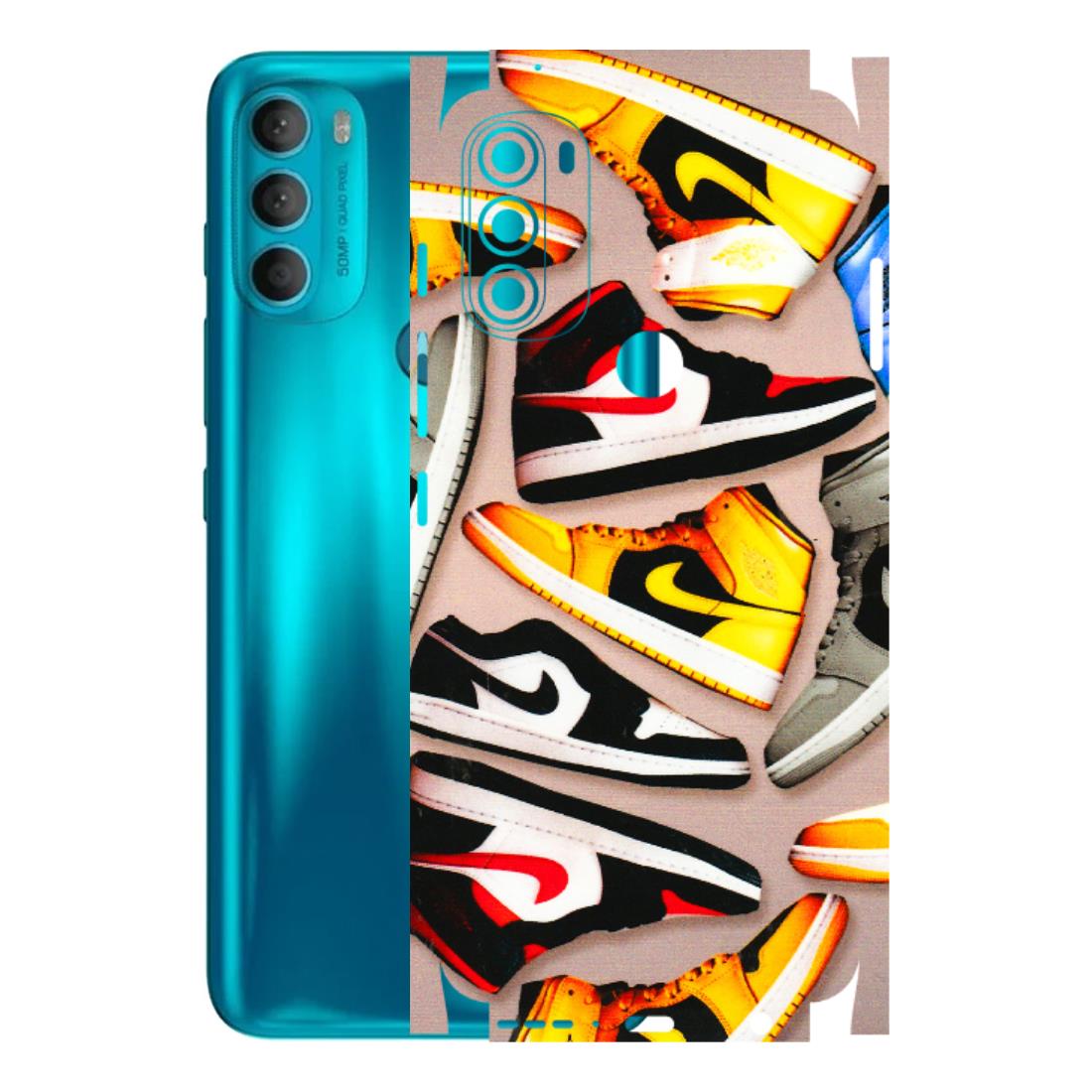 Motorola Phone Skins (All Models) - Sneaker Lover - 3D Embossed Finish (L-135) Motorola Moto G71 (5G)