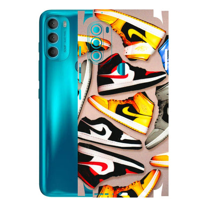 Motorola Phone Skins (All Models) - Sneaker Lover - 3D Embossed Finish (L-135) Motorola Moto G71 (5G)