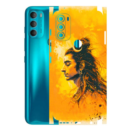 Motorola Phone Skins (All Models) - Shiv Shakti - 3D Embossed Finish (L-14) Motorola Moto G71 (5G)