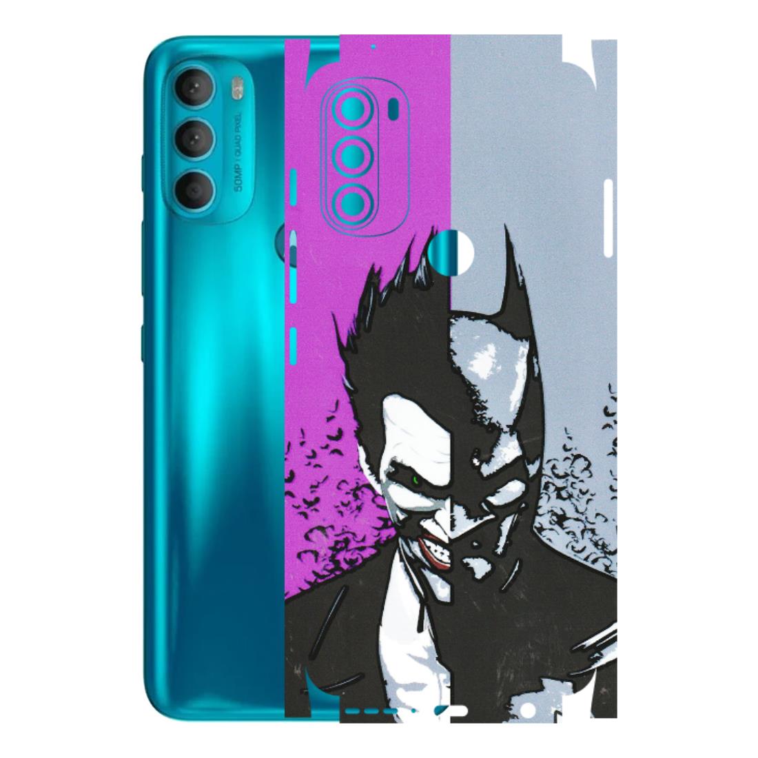 Motorola Phone Skins (All Models) - Batman & Joker - 3D Embossed Finish (L-143) Motorola Moto G71 (5G)