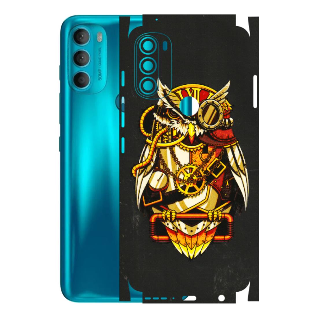 Motorola Phone Skins (All Models) - Classy Smart Owl - 3D Embossed Finish (L-144) Motorola Moto G71 (5G)