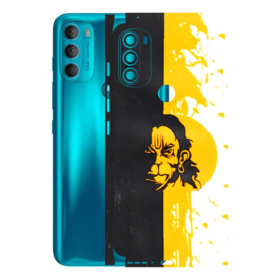 Motorola Phone Skins (All Models) - Bajrangbali - 3D Embossed Finish (L-151) Motorola Moto G71 (5G)