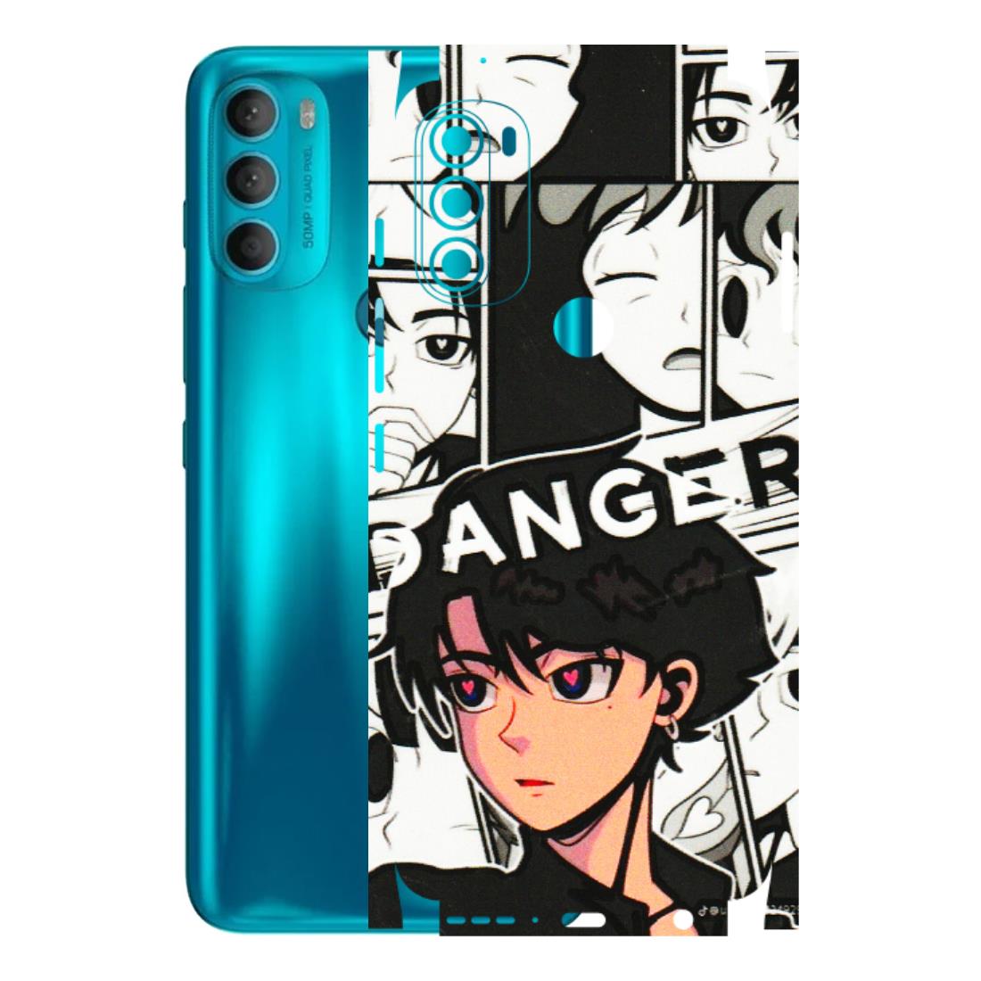 Motorola Phone Skins (All Models) - Danger Anime - 3D Embossed Finish (L-155) Motorola Moto G71 (5G)
