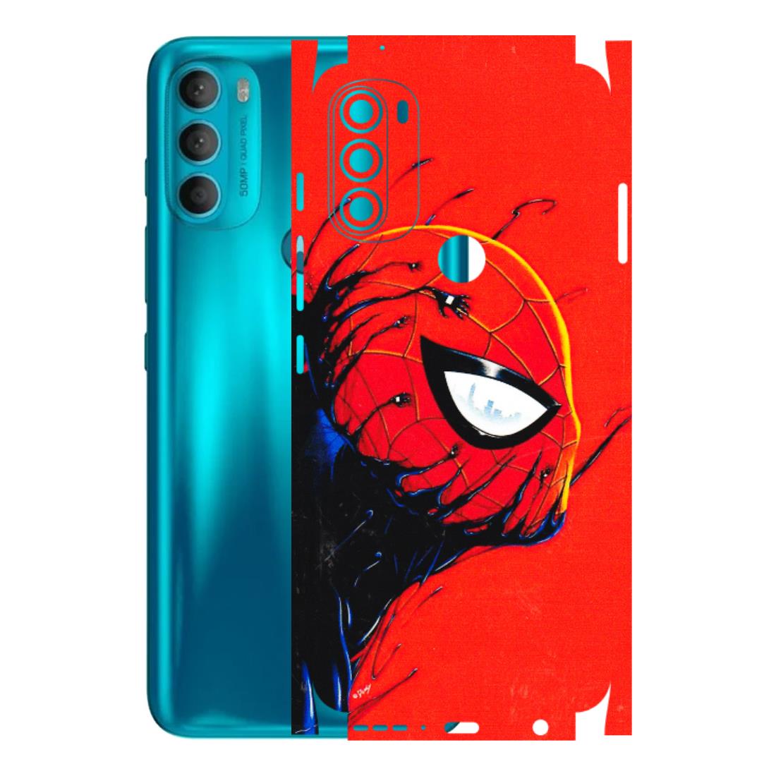 Motorola Phone Skins (All Models) - Spiderman Face Venom - 3D Embossed Finish (L-165) Motorola Moto G71 (5G)
