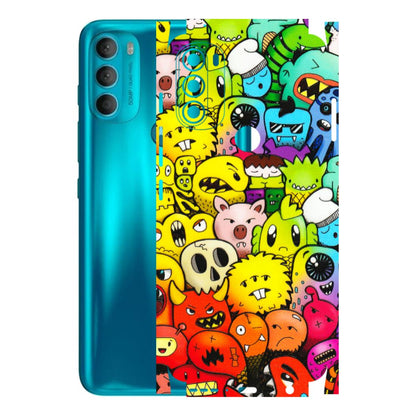 Motorola Phone Skins (All Models) - Angry Funkies - 3D Embossed Finish (L-169) Motorola Moto G71 (5G)
