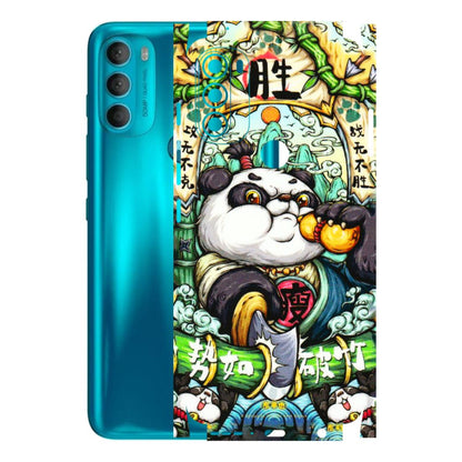 Motorola Phone Skins (All Models) - Royal Rich Panda - 3D Embossed Finish (L-170) Motorola Moto G71 (5G)