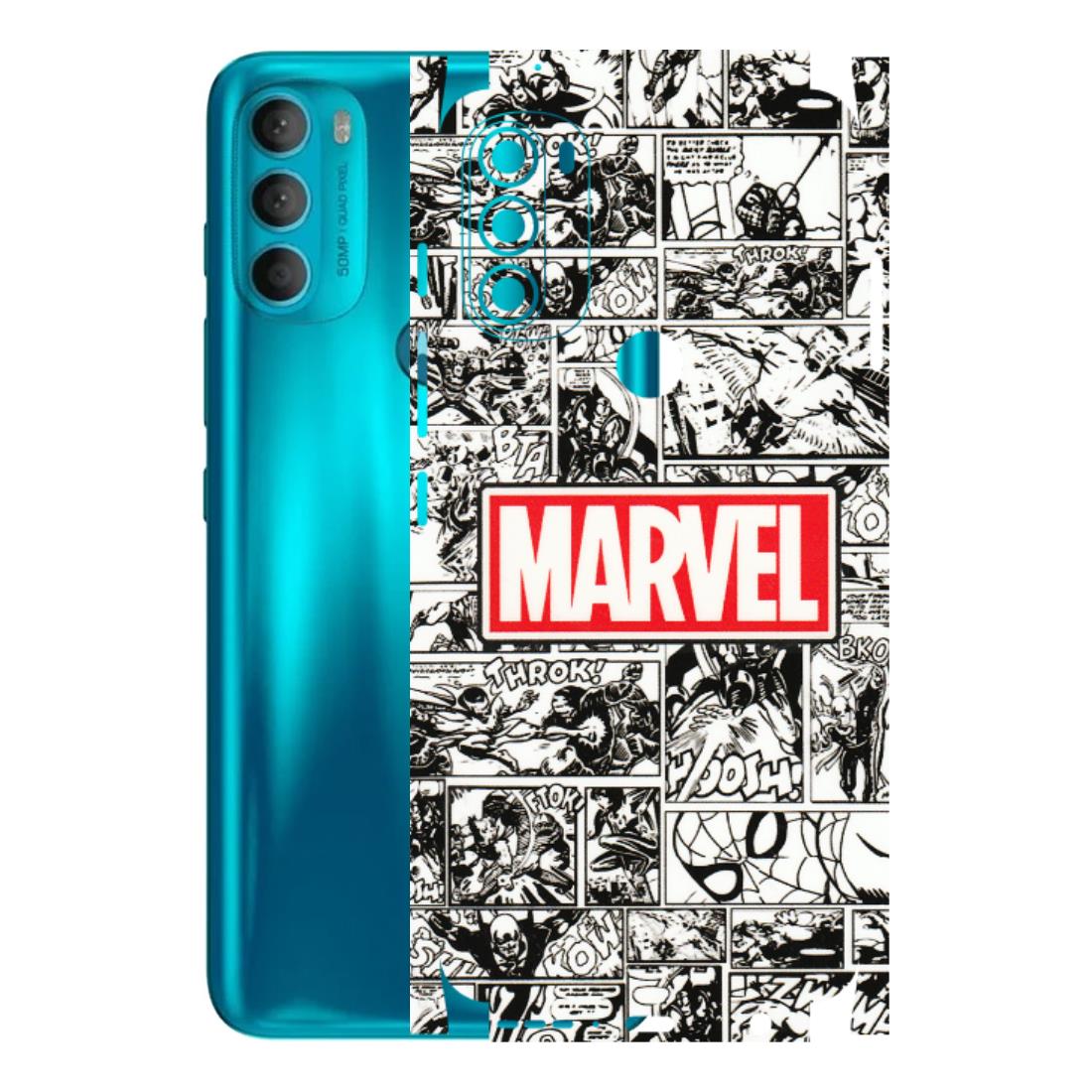Motorola Phone Skins (All Models) - Marvel Comic - 3D Embossed Finish (L-171) Motorola Moto G71 (5G)