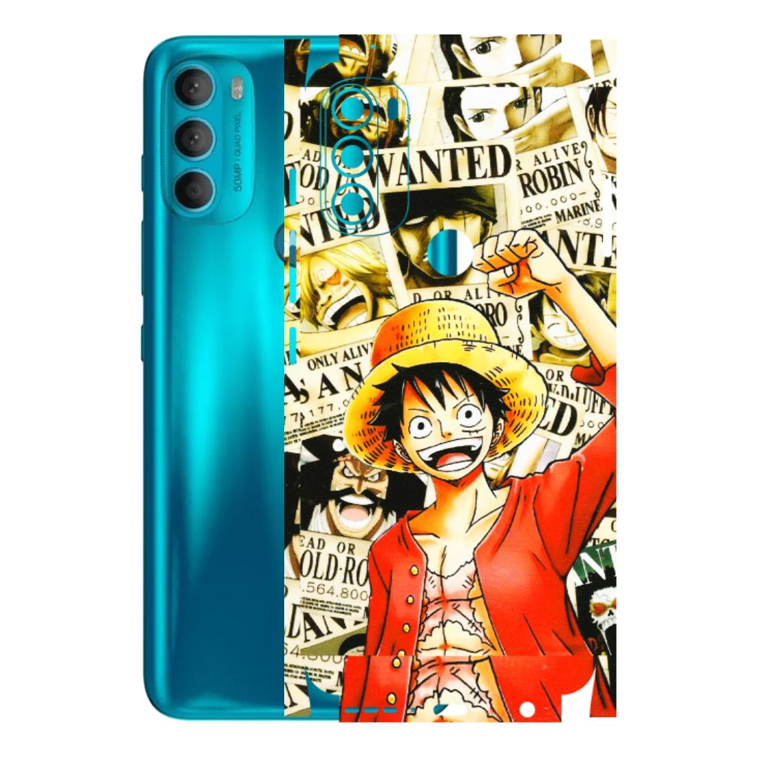 Motorola Phone Skins (All Models) - Luffy Anime - 3D Embossed Finish (L-177) Motorola Moto G71 (5G)