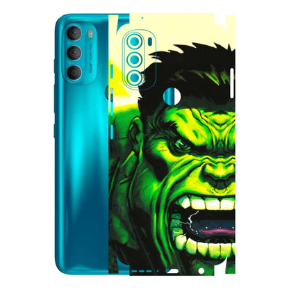 Motorola Phone Skins (All Models) - Hulk - 3D Embossed Finish (L-180) Motorola Moto G71 (5G)