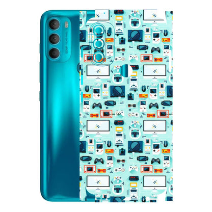 Motorola Phone Skins (All Models) - Gadgets Doodle - 3D Embossed Finish (L-184) Motorola Moto G71 (5G)