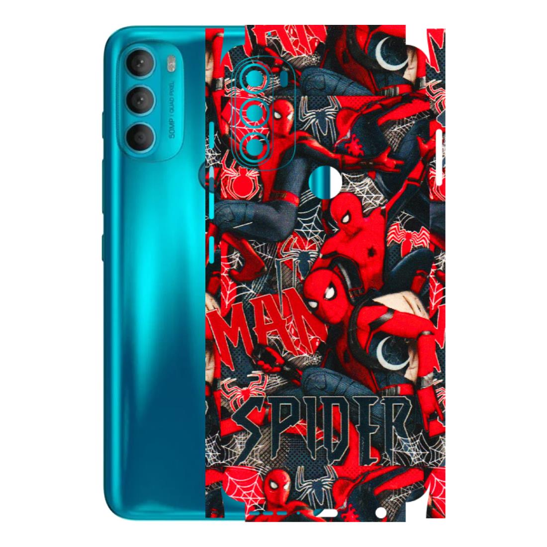 Motorola Phone Skins (All Models) - SpiderMan Cool - 3D Embossed Finish (L-188) Motorola Moto G71 (5G)