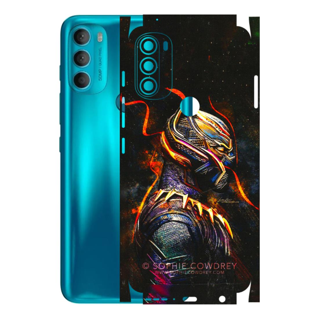 Motorola Phone Skins (All Models) - Black Panther - 3D Embossed Finish (L-190) Motorola Moto G71 (5G)