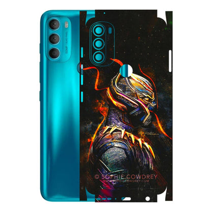 Motorola Phone Skins (All Models) - Black Panther - 3D Embossed Finish (L-190) Motorola Moto G71 (5G)
