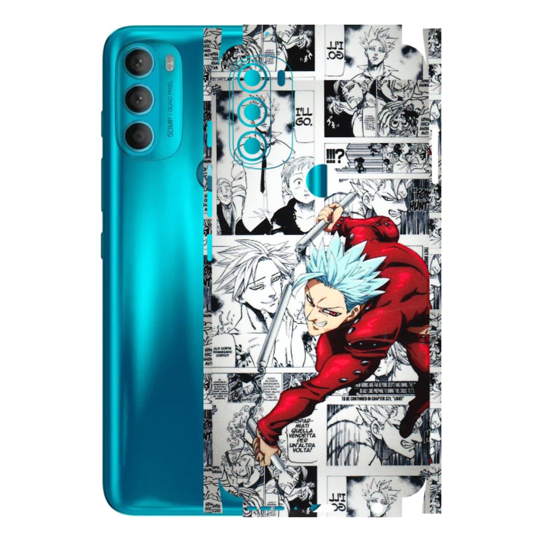 Motorola Phone Skins (All Models) - Anime Comic - 3D Embossed Finish (L-192) Motorola Moto G71 (5G)