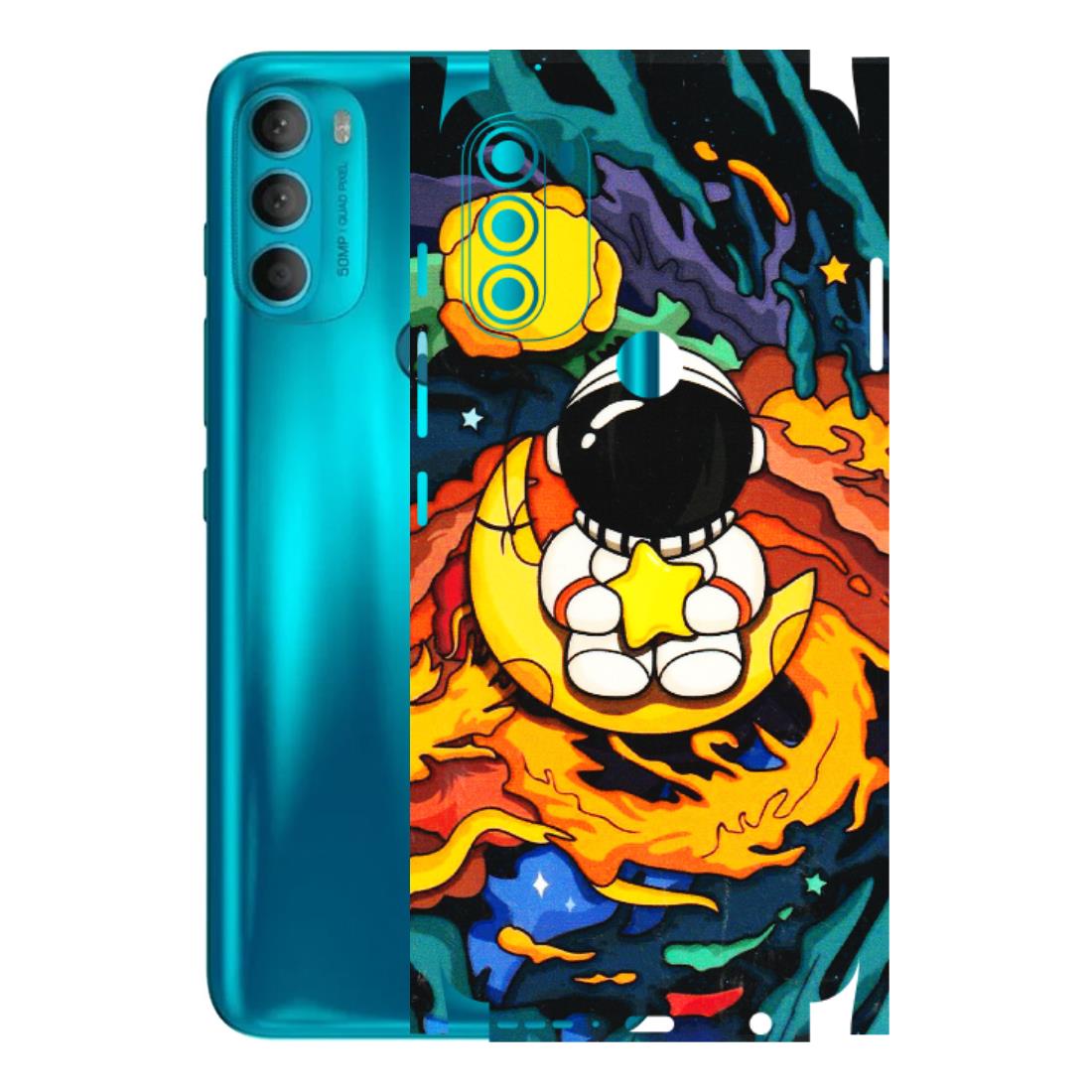 Motorola Phone Skins (All Models) - Baby Astronaut - 3D Embossed Finish (L-197) Motorola Moto G71 (5G)