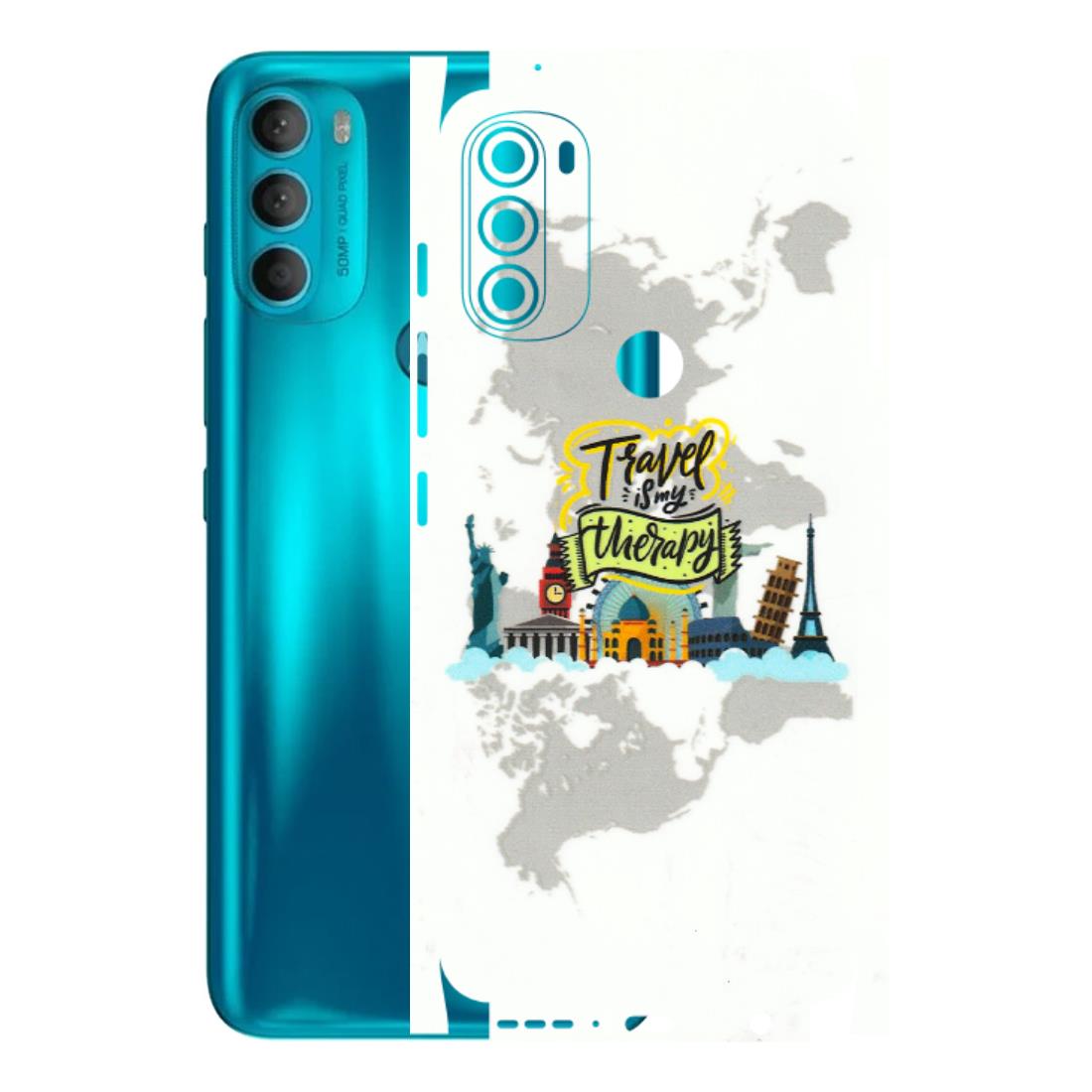 Motorola Phone Skins (All Models) - Travel Therapy - 3D Embossed Finish (L-199) Motorola Moto G71 (5G)